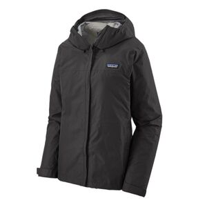 Patagonia - Torrentshell 3L Black DWR Zip Waterproof Rain Jacket Shell  - Medium